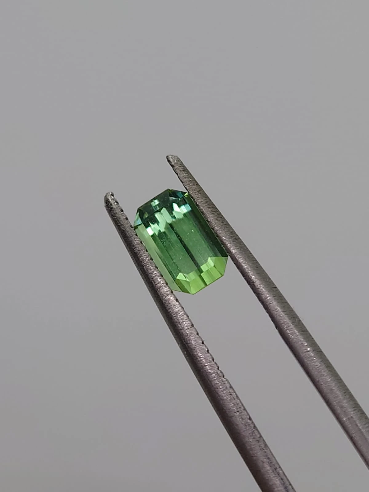 0.65ct Natural Tourmaline Emerald Shape Loose Gemstone from Afghanistan — view 1